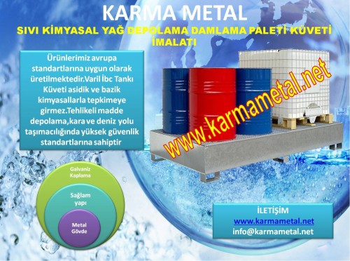 Yağ toplama küveti, sıvı toplama küveti, yağ toplama kabı, IBC tank paleti , ibc paleti, mekanik yağ toplama kabı , yağ boşaltma tankı , yağ boşaltma kabı , yağ boşaltım tavası , varil taşıma ve stoklama istasyonları , varil stoklama paletİ, varil istifleme paleti , çelik toplama küveti , ızgaralı küvet , atık motor yağ toplama kabı , ıbc tank küveti , varil taşma kabı , kimyasal taşma kabı , asit havuzu , asit toplama kabı , taşma paleti, taşma kabı , varil taşkın havuzu , varil taşma havuzu , damlama paleti , atık yağ toplama kabı , yağ akıntı toplama havuzu , kimyasal döküntü kabı , varil iş g