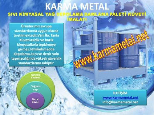 Yağ toplama küveti, sıvı toplama küveti, yağ toplama kabı, IBC tank paleti , ibc paleti, mekanik yağ toplama kabı , yağ boşaltma tankı , yağ boşaltma kabı , yağ boşaltım tavası , varil taşıma ve stoklama istasyonları , varil stoklama paletİ, varil istifleme paleti , çelik toplama küveti , ızgaralı küvet , atık motor yağ toplama kabı , ıbc tank küveti , varil taşma kabı , kimyasal taşma kabı , asit havuzu , asit toplama kabı , taşma paleti, taşma kabı , varil taşkın havuzu , varil taşma havuzu , damlama paleti , atık yağ toplama kabı , yağ akıntı toplama havuzu , kimyasal döküntü kabı , varil iş g