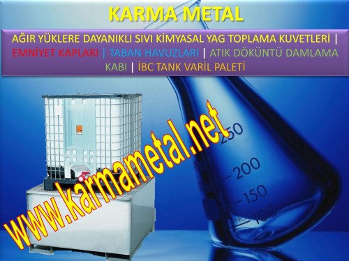 ibc tanklari kimyasal asit yag toplama kuveti galvaniz plaslanmaz tank kuveti (11)