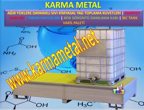 ibc tanklari kimyasal asit yag toplama kuveti galvaniz plaslanmaz tank kuveti (8)