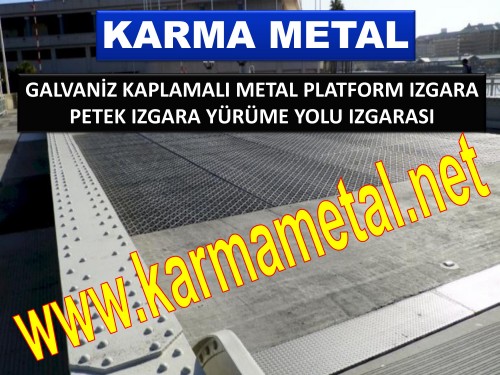 galvaniz kaplamali metal platform izgara izgaralari yurume yolu merdiven izgarasi (3)