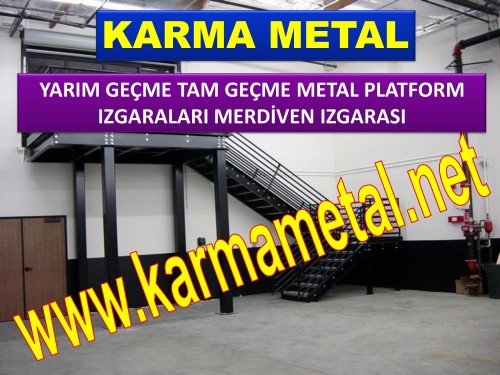 galvaniz kaplamali metal platform izgara izgaralari yurume yolu merdiven izgarasi (82)