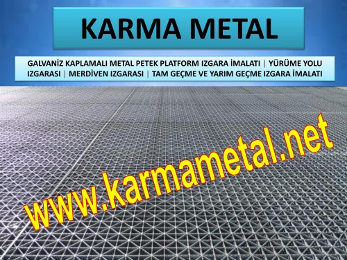 galvaniz kaplamali metal platform petek izgara yurume yolu izgarasi kanal izgaralari (2)