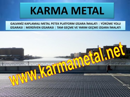 galvaniz kaplamali metal platform petek izgara yurume yolu izgarasi kanal izgaralari (3)