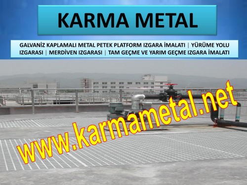 galvaniz kaplamali metal platform petek izgara yurume yolu izgarasi kanal izgaralari (5)