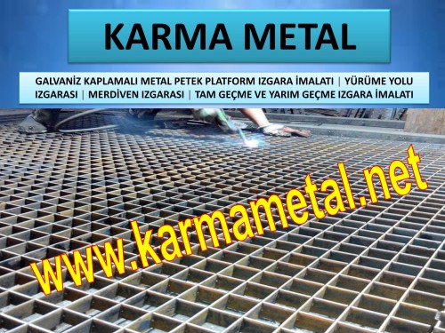 galvaniz kaplamali metal platform petek izgara yurume yolu izgarasi kanal izgaralari (7)