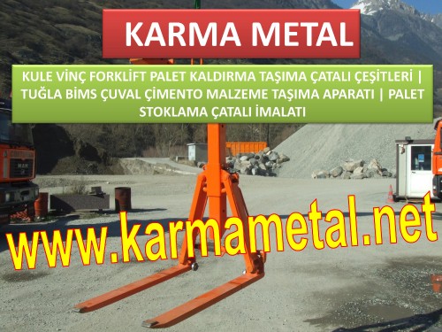 kule mobil vinc insaat santiye yuk kalip bims briket blok tugla malzeme paleti tasima kaldirma yukle