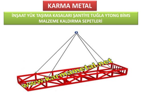 kule vinc insaat santiye yuk kalip bims ytong briket blok tugla malzeme tasima kaldirma paleti sepet