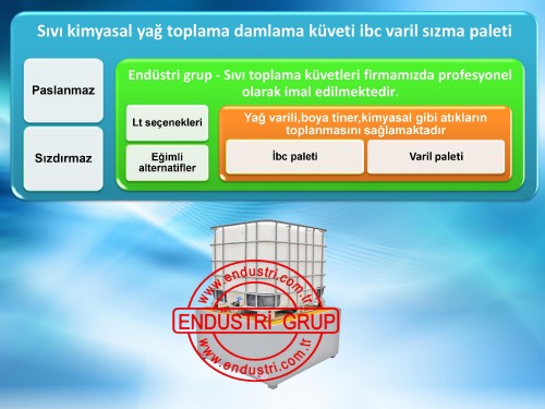 Sıvı toplama küveti,Kimyasal toplama paleti,Varil toplama paleti,Varil altlığı stoklama küveti,Varil stoklama paleti,Yağ toplama tavası,Yağ toplama kabı,Varil taşma teknesi,Döküntü ,yağ toplama küveti,Akaryakıt tankı taşma havuzu,Kimyasal,taşma havuzu,Kimyasal tank taşma havuzu,Yağ toplama küveti,Mekanik atık yağ toplama kabı,Atık yağ boşatma tankı,Yağ boşaltım tavası,Yağ toplama makinası,Yağ boşaltma tankları fiyatı,Varil taşıma ve stoklama istasyonları,Varil altı çevreleme paleti,Varil stoklama paleti fiyatları,Hazneli varil taşıma paleti,Varil istifleme sınırlama paleti,Plastik varil bidon paletleri,Küçük kimyasal bidon dolabı,Varil taşıma aparatı imalatı,Emniyetli varil kaldırma aparatı,Sızdırmaz atık sıvı toplama küvetleri,Galvaniz hazneli düz metal paletler,Döküntü muhafazalı varil arabası,Dökünü,çevreleme güvenlik kapları,Paslanmaz çelik taşma havuzları,Raf için taban küveti ızgarası,Varil rafı istifleme stoklama iskeleti,Varil boşatma aparatı,Çelik toplama retansiyon küveti,Motor karteri yağ toplama kabı,Izgaralı taşma kabı arabası,Kaçak sızıntı akıntı durdurma tavası,Tiner kutuları tenekesi damlama paleti,Solvent mürekkep toplama tavaları,Taşma paletli tehlikeli kimyasal dolapları,Varil için atık sıvı toplama küveti,İkili blok yapı sıvı toplama küveti,Dolum alanları için toplama küvetleri,Akülü forklift akü suyu sızıntı tavası,Toplama ve ikincil kaplar,Laboratuvar numune karıştırma tepsisi,Paslanmaz eczacılık tepsisi,Laboratuvar tüpleri tavaları,Ibc tankı toplama paleti,Ibc tankı stoklama küveti,Yağ toplama küveti,Tehlikeli kimyasal akıntı toplama küveti,Kimyasal döküntü toplama küveti,Tekerlekli varil taşıma paleti,Galvaniz paslanmaz çelik varil paleti,Varil zemin paletleri,Asit bidonu toplama tavası,Varil çelik paleti imalatı,Yağ atık tankı paleti,Kimyasal taşıma kapları,Asit sıçrama saçılma önleme paleti,Asit tavası karteri üretimi,Varil altı toplama küveti ,Taşma kabı karterleri,Taşma karter küveti Krom nikel taşma paleti tepsisi,Kimyasal taşırma kapları,Universal düz damlama paleti,Tekerlekli varil taşıma paleti,Varil iş güvenliği paleti,Döküntü toplama paletleri İstiflenebilir döküntü toplama paleti,Kimyasal çevre koruma küvetleri,Tehlikeli kimyasal toplama küveti,Taşma havuzu tepsileri,Varil depolamak için kaldırma aparatları Varil kaldırma makinası,İkincil sınırlama araçları,Hazneli varil döküntü sınırlama paletleri,Serpinti ikincil korumalar Kimyasal plastik bidon dolapları,Sızıntı kaçak durdurucular paletler,Varil yağ dolum istasyonu standları,Varil tipi sızıntı emniyet standı,Kullanılmış atık motor yağı toplama kabı,Üst üste geçmeli varil istifleme rafı,Döküntü önleme ve toplama tavası,Taşma havuzu hesabı yönetmelik,Sızma ve taşma önleyici tava,Taşma altlıklı kimyasal varil ibc dolabı,IBC tankı için sıvı toplama küvetler,Kombine atık sıvı toplama küveti,Trafo yağı sızıntı damlama tavası,Tehlikeli kimyasal toplama tavaları,Tehlikeli kimyasal taşıma arabası,Varil taşıma arabaları,Tank taşma havuzu,varil stoklama istasyonu,Kimyasal toplama teknesi,Yağ toplama tekneleri,Plastik kimyasal toplama küveti,Varil depolama boşaltma çevreleme paleti,Varil taşıma arabaları haznesi,Varil stoklama istasyonları,Yakıt tankı taşma havuzu,Kimyasal taşma kapları,Varil çevirme aparatı,Varil devirme makinası,Atık yağ toplama tankı kabı,Izgaralı küvet platformu,Izgaralı palet haznesi,Ibc tank zemin küveti altlığıIBC tank deposu paleti haznesi,Kimyasal taşma kabı,Asit havuzu platformları,Tekerlekli varil taşıma arabası,Varil taşıma arabaları hazneleri,Sızdırmaz metal küvetler,Raflar için sızdırma çelik sac küveti,Dökülme sınırlama eckleri,Dökülme sızıntı acil müdahale kapları,Tank konteyner için çelik toplama küveti,Varil stoklama için küvetli raf,Kimyasal madde dolapları için taban küvet,Varil ibc sızıntı koruma tavası fiyatları,Tank için atık döküntü yağ toplama paleti,Atık yağ petrol tankı taşma paleti,Mekanik pompalı atık yağ toplama kabı,Paslanmaz çelik kimyasal toplama küveti,Raflar için asılabilir ızgaralı taban küvetleri,Yağ toplama tepsili varil rafları,Döküntü önleme çevreleme kontrol paleti,Boya kutusu tenekeleri stoklama paleti,İstiflenebilir varil toplama küveti,İkili IBC tankı için toplama küveti,Taşma altlıklı varil dolabı