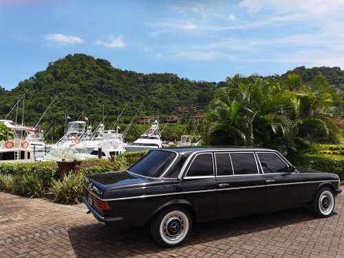 LOS SUENOS MARINA AND RESORT WITH A MERCEDES 300D LIMOUSINE