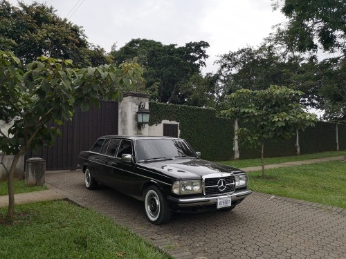 COSTA RICA PRIVATE ESTATE. W123 LANG 300D MERCEDES LIMOUSINE TOURS