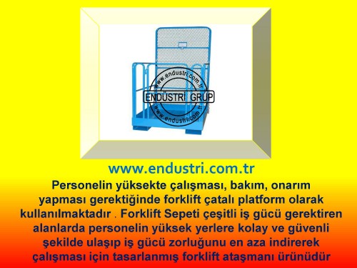 forklift adam tasima sepeti ilkyardim platformu fiyati personel kaldirma guvenlik sepetleri imalati 