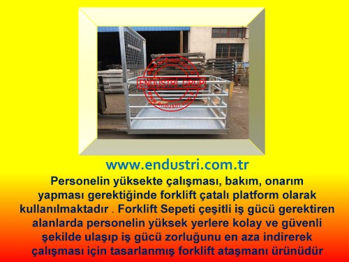 forklift adam tasima sepeti ilkyardim platformu fiyati personel kaldirma guvenlik sepetleri imalati 