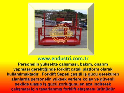 forklift adam tasima sepeti ilkyardim platformu fiyati personel kaldirma guvenlik sepetleri imalati 