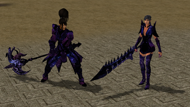 Metin2 Full Set - Blue Ruh - Galaxy Wing, Armor and Weapon Set 1.0 preview