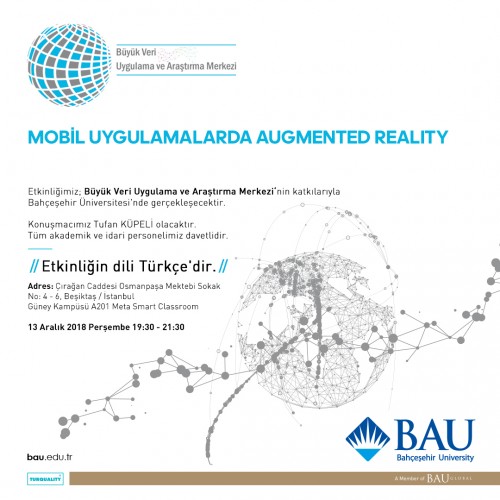 13 12 2018 Mobil Uygulamalarda Augmented Reality