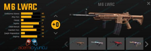 zula silahlar m6 lwrc acemioyuncu