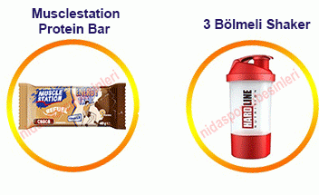 protein bar ve shaker