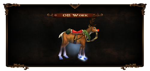 reindeer mount