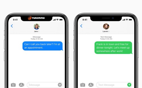 ios13 iphone xs messages imessage sms social card