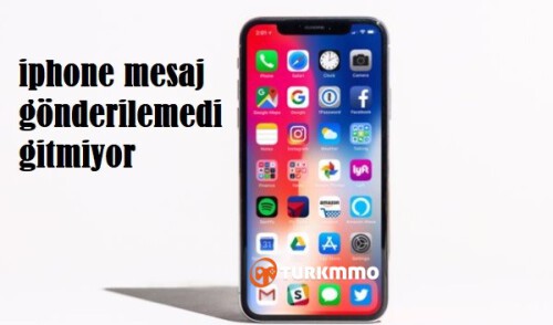 iphone mesaj gönderilemedi gitmiyor