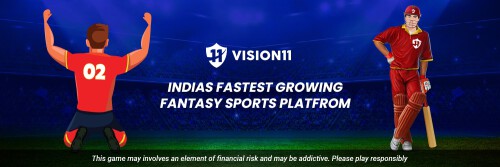 Vision 11 is the flagship product of Fantasy Sports Vision11 Private Limited. Vision11 is India’s Biggest Sports Gaming platform with users playing Fantasy Cricket. It is a fantasy Sports Management platform that offers Indian sports fans a platform to showcase their sports knowledge.We make sure you become a part of the game you love so much and get a chance to win real cash and some more amazing rewards. So gear up as we take you to a world of ‘fantasies’ where you play alongside the stars of the game. We offer a safe and secured platform to enjoy fantasy sports at your leisure.

https://www.vision11.in/