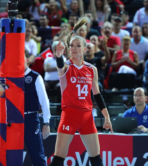 Eda Erdem 2019 CEV Kadınlar Avrupa Voleybol Şampiyonası