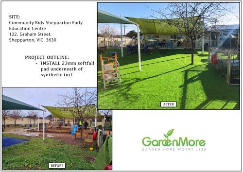 GardenMore provides the most satisfactory quality service for Synthetic Turf installation in Melbourne. Our premium grass products are unparalleled in quality and create an easy-to-maintain lawn with year-round appeal and functionality. Give us a call to get Synthetic Turf  Installation Services.
Visit website - https://gardenmore.com.au/lawn-laying-melbourne/