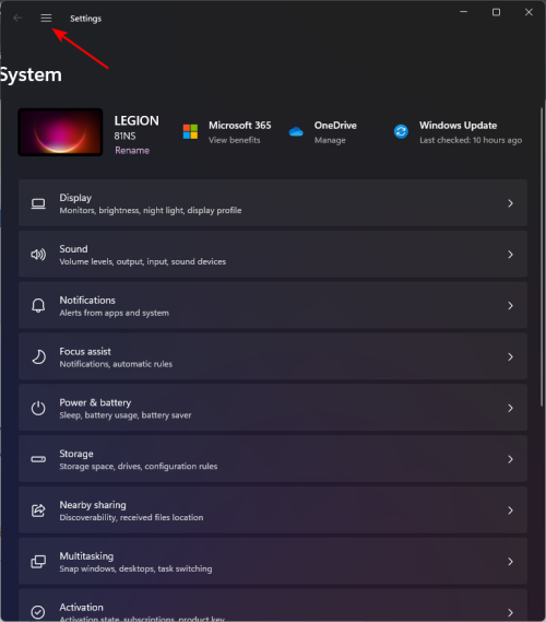 accessing-the-Settings-sideline-menu.png