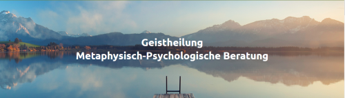 Beste spirituelle Heilung Metaphysisch-psychologische Beratung in Augsburg. Eine spirituelle Heilung ist eine Gebetsheilung und kann niemals einen notwendigen Arztbesuch ersetzen.

https://stefanlanger.net/geistheilung/