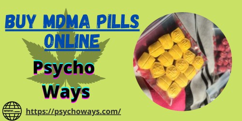 Buy MDMA Pills online. MDMA (methylenedioxymethamphetamine) is a synthetic stimulant that affects mood and perception (awareness of surrounding objects and conditions). MDMA was once popular in nightclubs and at all-night dance parties (known as “raves”), but it now affects a broader spectrum of people who call it Ecstasy or Molly.

Visit - https://psychoways.com/product/mdma-for-sale/