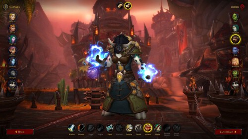 World of Warcraft Shadowlands Character Creation