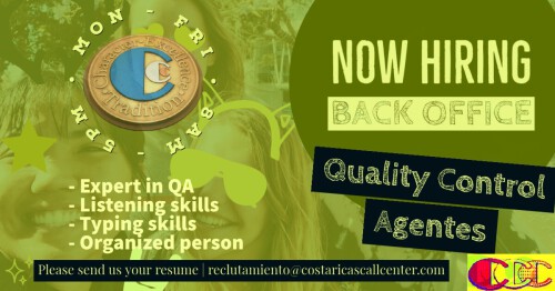 BACK OFFICE QA AGENT JOB COSTA RICA