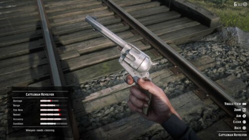 clean weapon red dead online