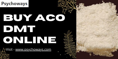 Buy Aco DMT online. DMT is now used by a large number of people, both new and experienced users. A-pvp lab is working hard to provide you with the purest form of DMT in the finest possible quality. We assure you that at Psychoways you will get the original quality of Aco DMT at affordable prices. Visit - https://psychoways.com/product/4-aco-dmt/