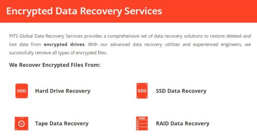 Our data recovery engineers have attended qualification courses and gained certificates to recover data from encrypted devices safely.

https://www.pitsdatarecovery.net/services/encrypted-data-recovery/
