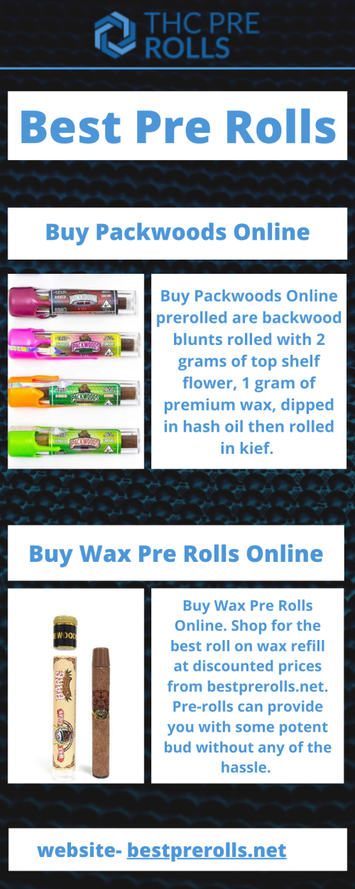 Buy Wax Pre Rolls Online. Shop for the best roll on wax refill at discounted prices from bestprerolls.net. Pre-rolls can provide you with some potent bud without any of the hassle. Best Pre-roll blunts 2021 weed cannabis. The prerolls are made with top shelf flower, and offer high amounts of THC! Our products will save you the hassle of attempting to prepare cannabis yourself, allowing you to focus on what is important – enjoying the product. Visit- https://bestprerolls.net/product/wax-cigar-by-barewoods-cookies/