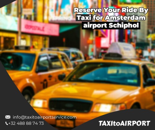 TaxitoAirport is a renowned company to get a Taxi to Amsterdam Airport Schiphol in Amsterdam. We offer taxi rental services while providing you maximum comfort in a hassle freeway. To know more about our service, visit our website.

https://taxitoairportservice.com/taxi-amsterdam-airport-schiphol/