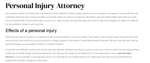 If you have been injured, contact our Jacksonville personal injury attorneys today to learn how we can fight for you. Visit today


https://defenseattorny.com/personal-injury/