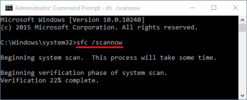 Perform system file checking 1