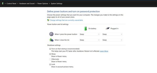power options cpanel win11