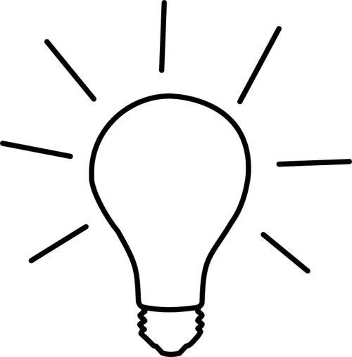 incandescent light bulb drawing clip art picture of lightbulb 8bad4021f12ce6b70d1bb14ba11059f8