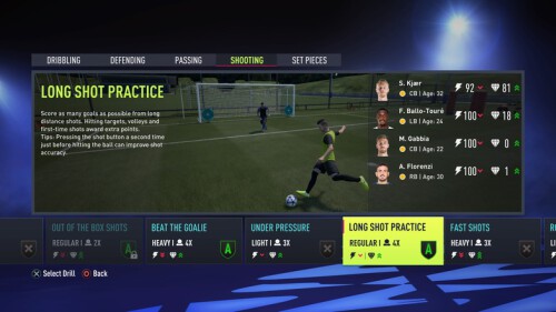 FIFA 22 Manager Career Training In Menus 6