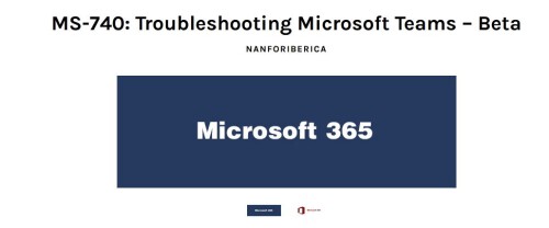 Curso MS-740: Troubleshooting Microsoft Teams. Durante este curso, aprenderá a solucionar problemas: de voz de Microsoft Teams, con reuniones y eventos.

https://nanfor.com/products/course-ms-740-troubleshooting-microsoft-teams-beta