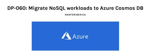 Curso DP-060T00: Migrate NoSQL workloads to Azure Cosmos DB. Con este curso, aprenderá sobre la creación de aplicaciones distribuidas globalmente con Co

https://nanfor.com/products/dp-060t00-ac-migrate-nosql-workloads-to-azure-cosmos-db