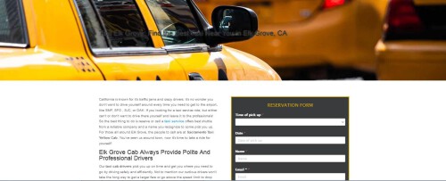 If you want a taxi service in Elk Grove. Sacramento Taxi Yellow Cab offers taxi service, local taxicab and airport taxi with the best price in Elk Grove

https://www.sacramentoyellowcabco.com/best-taxi-service-near-elk-grove-ca/
