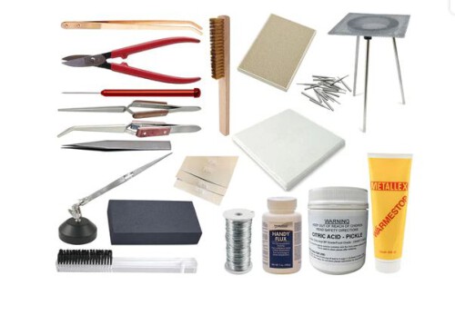 These soldering tools have been carefully selected to provide you with all the necessary items you need to successfully start soldering at home. To save you money and take the stress out deciding what soldering tools you need, we also have a comprehensive soldering kit available.

https://podjewellery.com.au/collections/soldering-tools