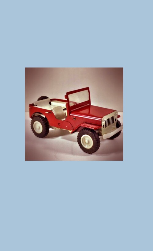 Ouslet Inc is a renowned online platform that reveals vintage tin toy jeep at the best price. We provide fast delivery service at your doorsteps. If you require any further information, you can contact us freely.

https://www.ouslet.com/product.php?id=713