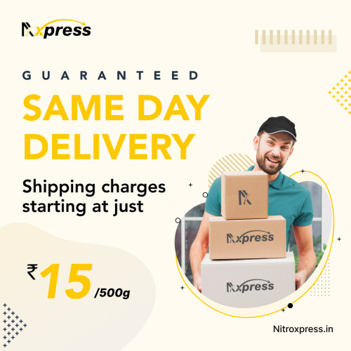 NitroXpress offers the best logistic solutions for all kinds of e-commerce businesses. Whether you have to send presents to your friends and family or it is an urgent delivery, NitroXpress gives guaranteed same-day delivery without burning your pocket. In NitroXpress the shipping charges are strated with just Rs. 15 per 500g.
Click here: https://nitroxpress.in/services/