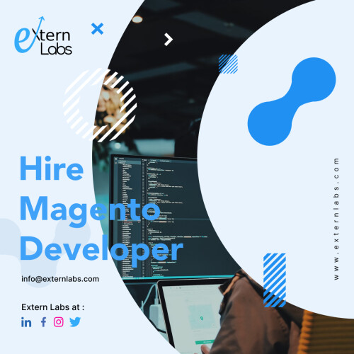 Hire a certified and experienced Magento developer that delivers functional and high-performance Magento development services to represent your brand online. Contact us today!
Click here:https://externlabs.com/hire-magento-developer.php